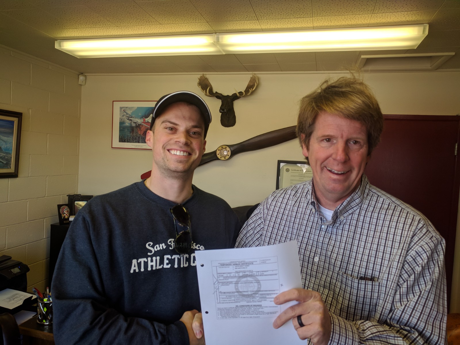 Thumbnail for Not one, but TWO new Private Pilots: Justin Darby and Cyril Pinkham