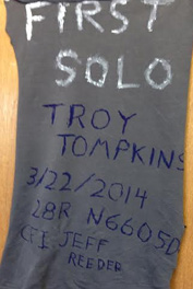 Thumbnail for First Solo for Troy Tompkins!